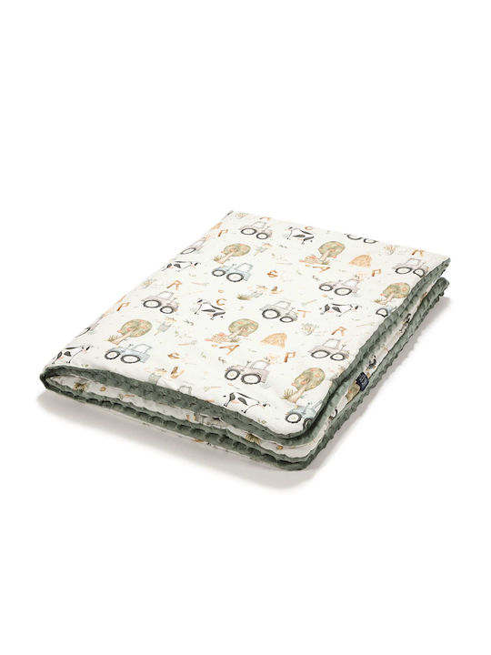 La Millou Blanket Nursery Swaddling Blankets Abc Farm Velvet Khaki Khaki 80x100cm
