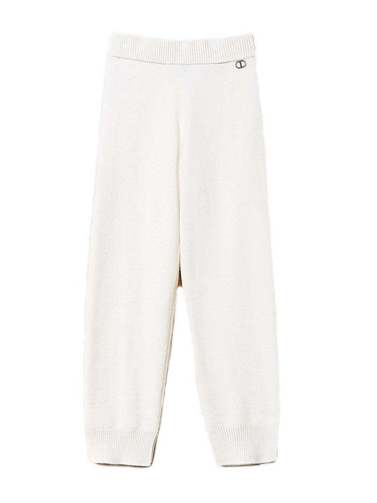 Twinset Kids Sweatpants White 1pcs