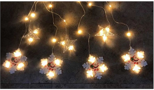 Λαμπάκια LED 3μ. x 5εκ. Θερμό Λευκό τύπου Κουρτίνα
