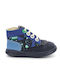 Kickers Kids Boots with Zipper Blue