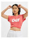 Def Dfts056 Γυναικείο T-shirt Πορτοκαλί