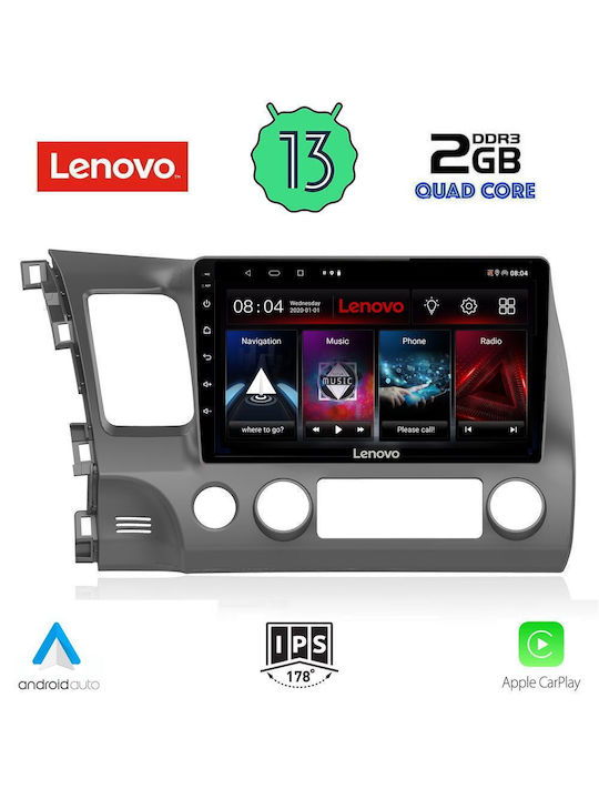 Lenovo Car-Audiosystem für Honda Bürgerlich 2006-2012 (Bluetooth/USB/WiFi/GPS) mit Touchscreen 10"