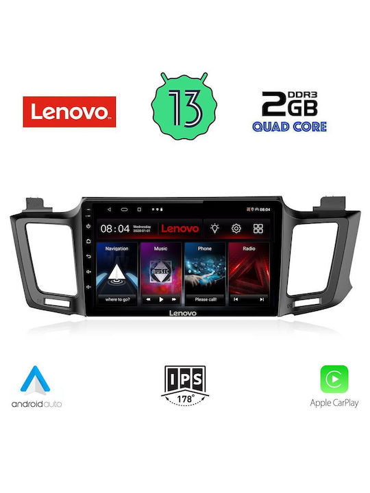 Lenovo Car-Audiosystem für Toyota RAV 4 2013-2019 (Bluetooth/USB/WiFi/GPS) mit Touchscreen 10"