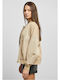 Urban Classics Women's Short Bomber Jacket for Winter Beige