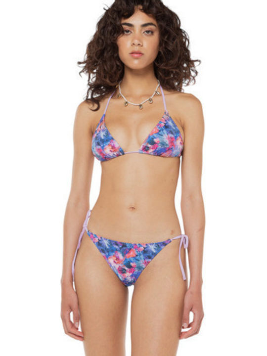 Set Bikini Τριγωνάκι Μπλε