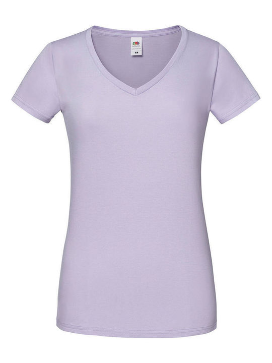 Fruit of the Loom Iconic Γυναικείο Διαφημιστικό T-shirt Κοντομάνικο σε Χρώμα