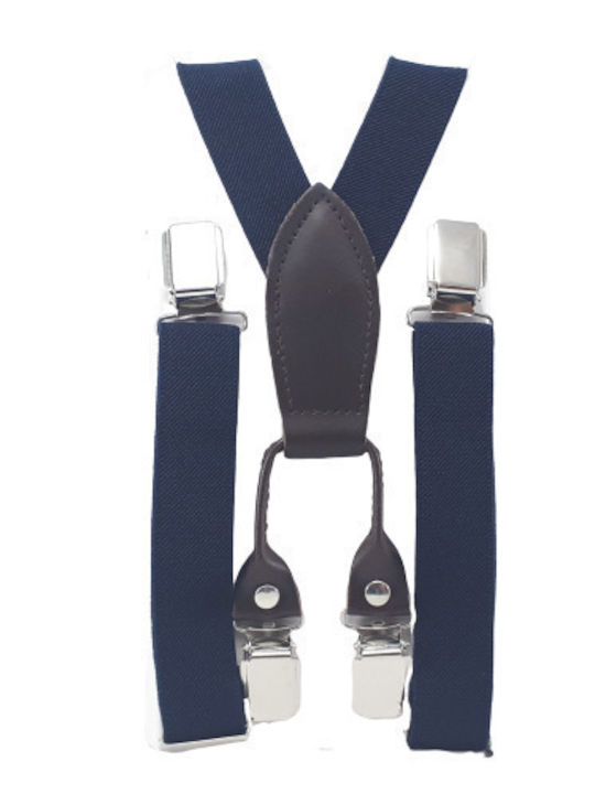 Suspenders Monochrome Blue