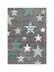 Koulis Carpets 1360a Παιδικό Χαλί Αστέρια Γκρι 70x150cm