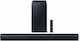 Samsung HW-C460G (2023) Soundbar 300W 2.1 με Ασύρματο Subwoofer και Τηλεχειριστήριο Titanium Black