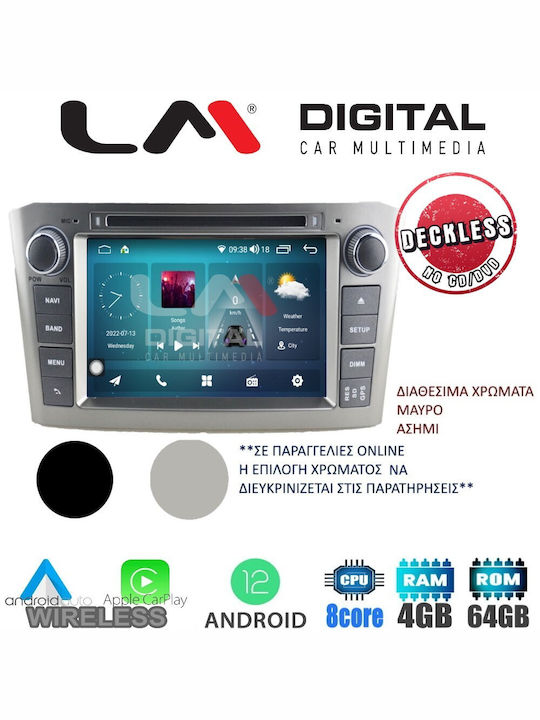 LM Digital Car-Audiosystem für Toyota Avensis 2003 > 2008 (Bluetooth/USB/WiFi/GPS)