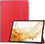 Mad Mask Flip Cover Synthetic Leather Red (Galaxy Tab S9+) 034700