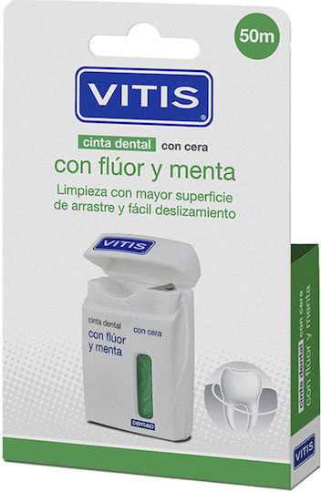 Vitis Οδοντικό Νήμα με Γεύση Μέντα 2τμχ
