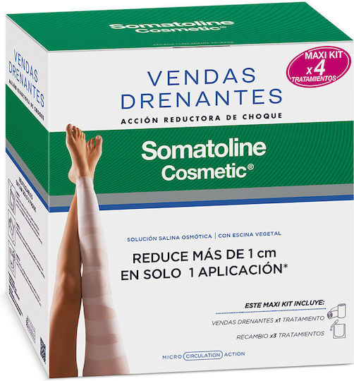 Somatoline Cosmetic Drainage Bänder Setzen für Abnehmen, Cellulite & Wassereinlagerung 560ml