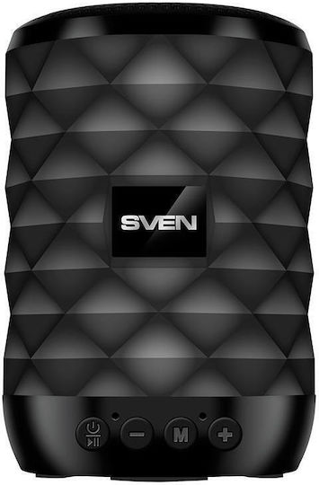 Sven PS-55 Ηχείο Bluetooth 5W με Ραδιόφωνο και Διάρκεια Μπαταρίας έως 10 ώρες Μαύρο