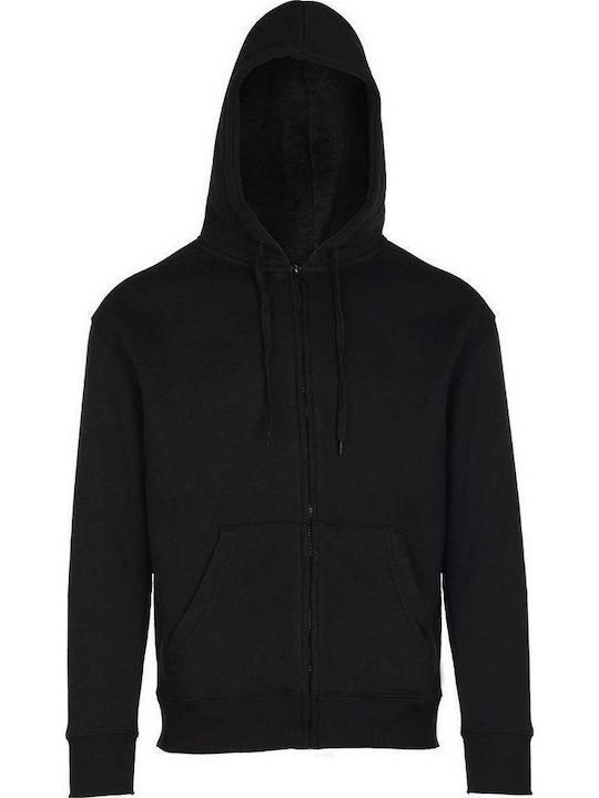 About Basics Werbe-Hoodie in Schwarz Farbe