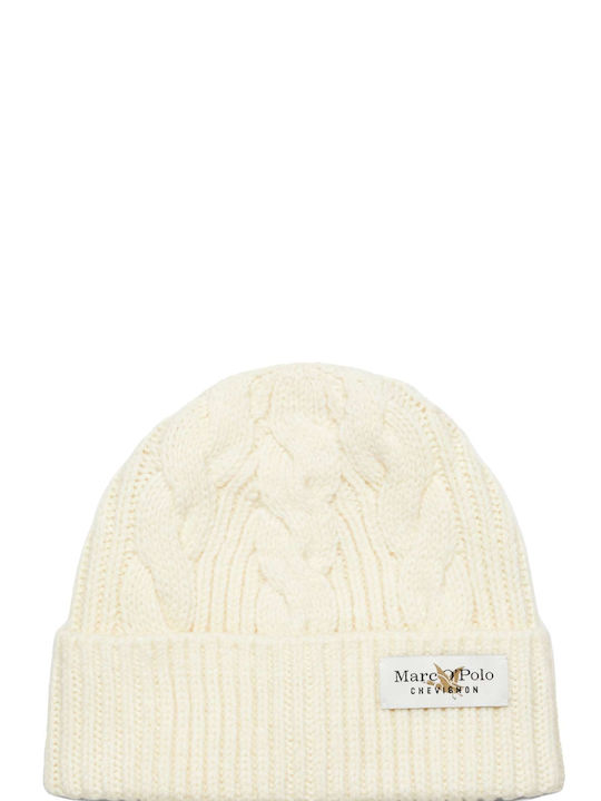 Marc O'Polo Beanie Γυναικείος Σκούφος Πλεκτός σε Μπεζ χρώμα