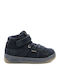 Kickalien Παιδικά Sneakers High με Σκρατς Μπλε