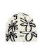 Diana Beanie Unisex Căciulă Tricotat în culoarea Alb