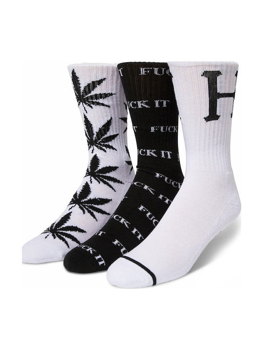 HUF Variety Socks White 3Pack