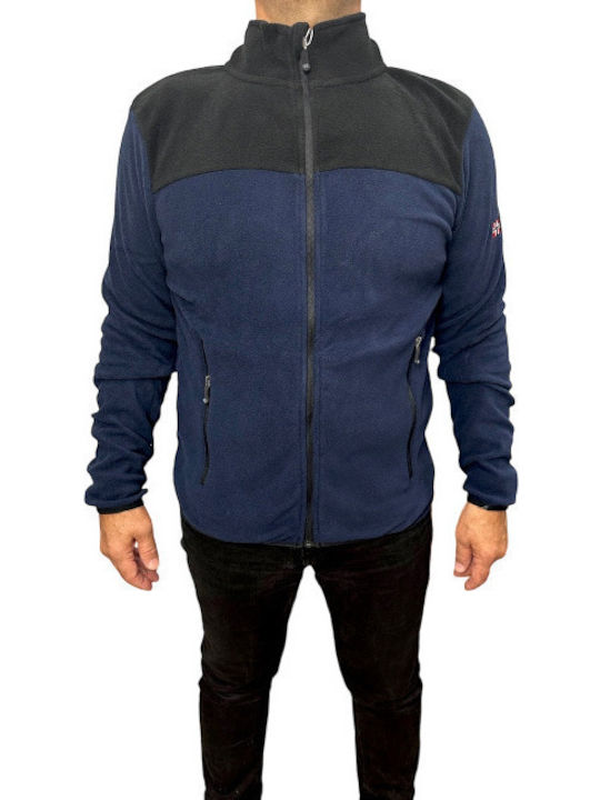 Ανδρική Ζακέτα Fleece Navy Blue