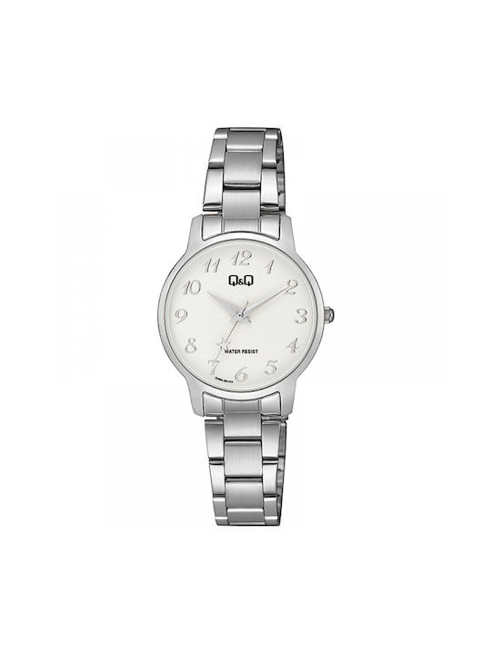 Q&Q Watch with Silver Metal Bracelet