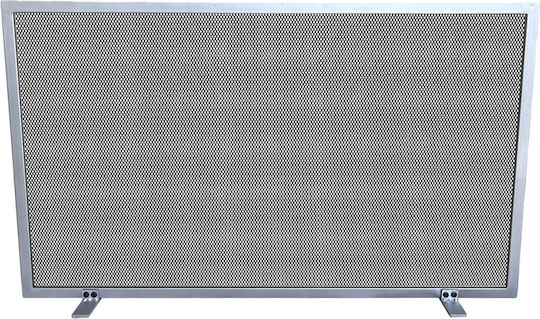 Frans 90x53cm Silber