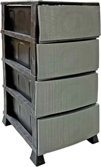TnS Schreibtischschublade 45x90x35cm Gray
