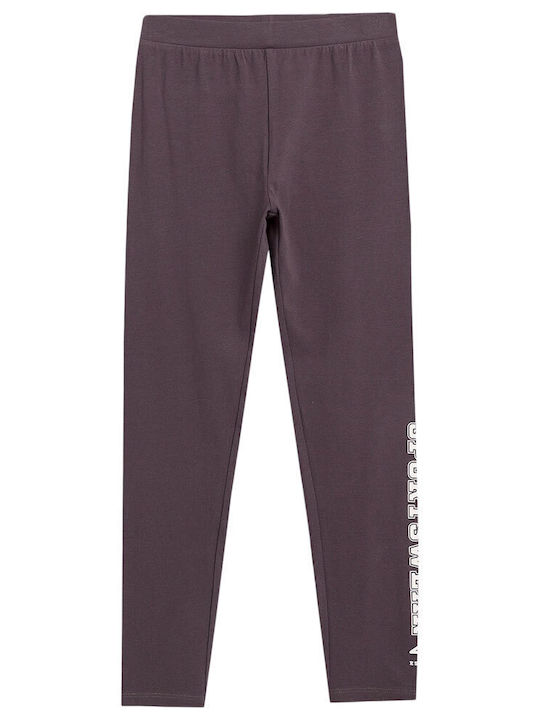 Kinder Leggings Sport Lang Lila