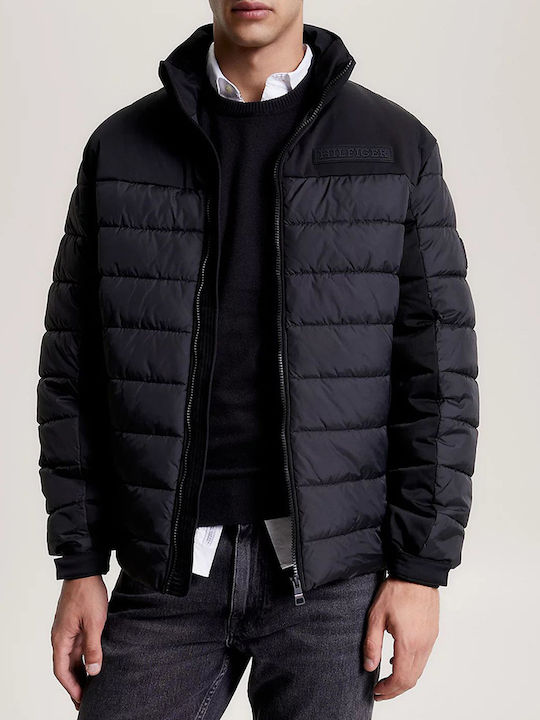 Tommy hilfiger clearance black winter jacket