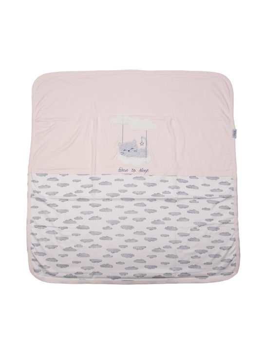 Gaye Bebe Swaddle Blanket Pink 80x90cm 1buc