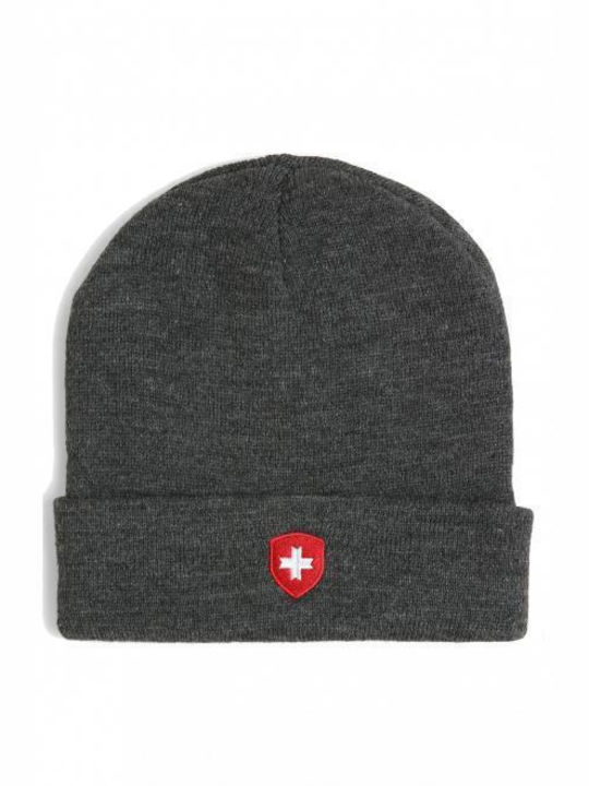 Beanie Unisex Σκούφος Πλεκτός σε Γκρι χρώμα