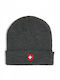 Beanie Unisex Σκούφος Πλεκτός σε Γκρι χρώμα