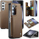 Brieftasche Kunststoff Braun (Galaxy Z Fold5Nokia C22)
