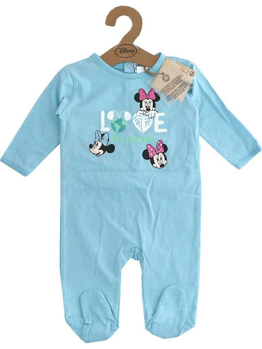 Disney Minnie Mouse Babystrampler Langärmliges Blau