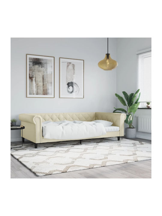 Sofa Bett Einzelbett Mit Kunstleder bezogen Blu...