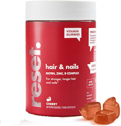 Reset Hair & Nails 60 gume de mestecat Cherry