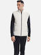 Sleeveless Jacket Puffer Waterproof and Windproof White