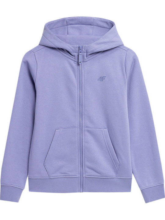4F Kids Sweatshirt Cardigan Cotton with Hood Pu...