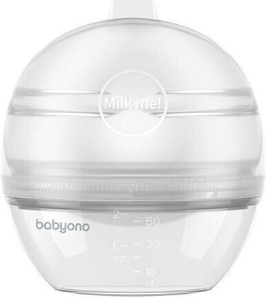 Babyono Recipient Pentru Depozitarea Laptelui Matern 11.5x10.5cm 60ml