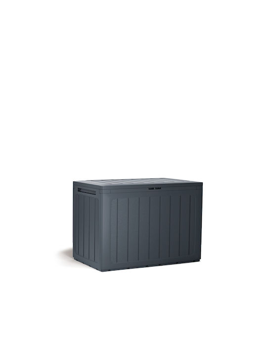 Prosperplast Außenlagerbox Boardebox aus Polypropylen 190Es Charcoal L78xB43.3xH55cm