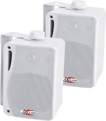 AXD Sound Επιτοίχια Ηχεία 2W (Ζεύγος) Λευκά TE5305W
