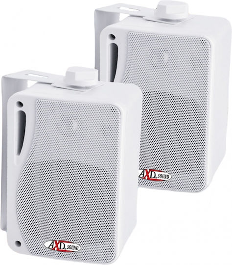 AXD Sound Παθητικά Επιτοίχια Ηχεία 2W (Ζεύγος) Λευκά TE5305W
