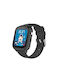 Wonlex Kinder Smartwatch mit GPS und Kautschuk/Plastik Armband Schwarz