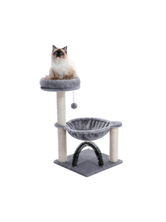 Animal Γάτας Cat Scratching Post Cat Trees Gray 40x40x71cm.