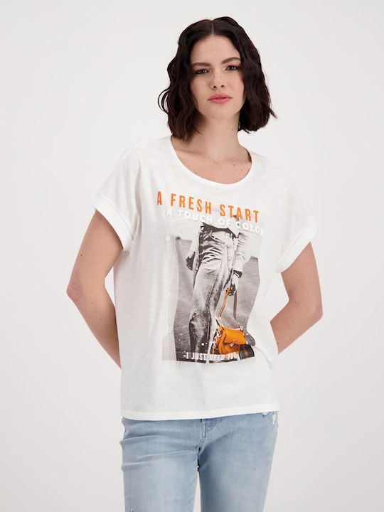 Monari Γυναικείο T-shirt Μπεζ