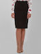 Laura Donini Midi Skirt in Black color