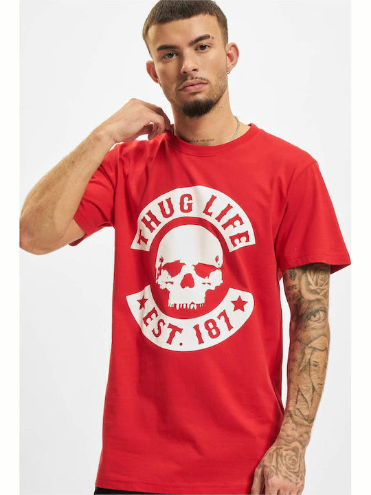 Thug Life T-shirt Κόκκινο