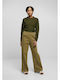 Damen Sweatshirt Braun
