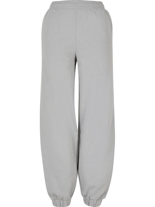 Urban Classics Hohe Taille Jogginghose Vlies Gray
