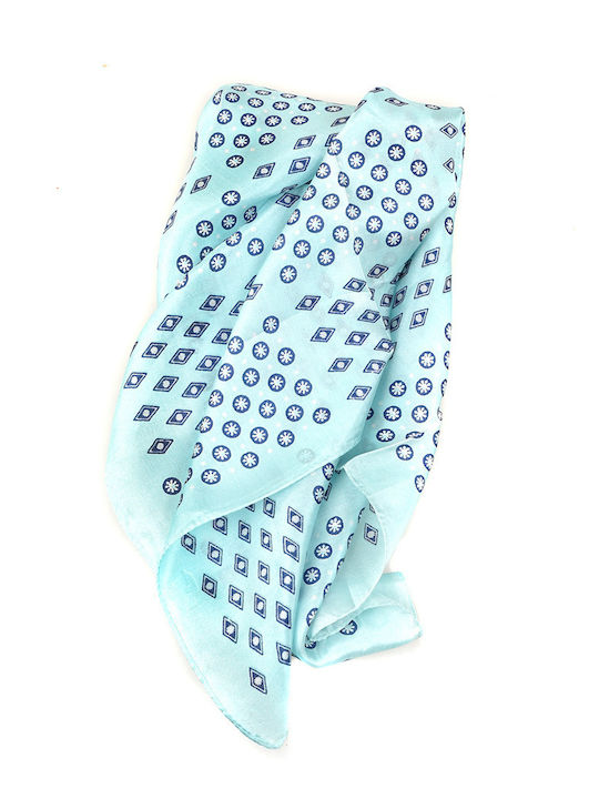 Ariela Montero Men's Handkerchief Turquoise